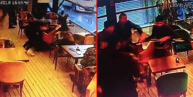 Kafeye silahlı baskın: Genç kız başından yaralandı