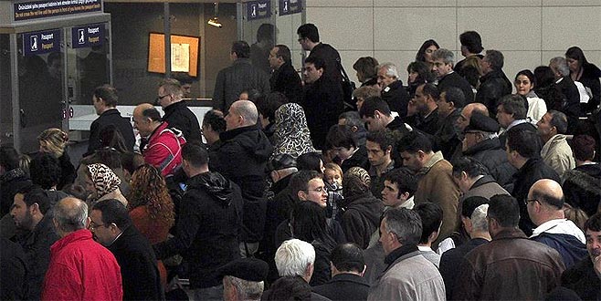 Atatürk Havalimanı’nda yarıyıl tatili yoğunluğu