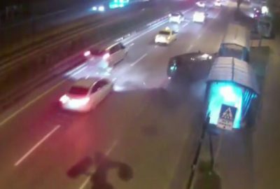 Bursa’daki trafik kazaları MOBESE’de