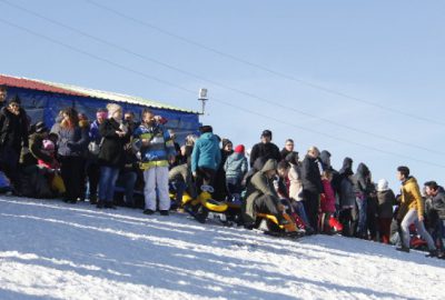 Uludağ’da hafta sonu kar keyfi