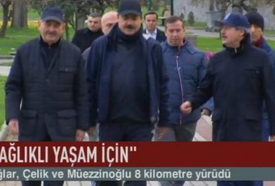 Sağlıklı yaşam için yürüdüler