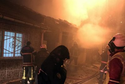 Bursa’da tüp bomba gibi patladı: 1 yaralı