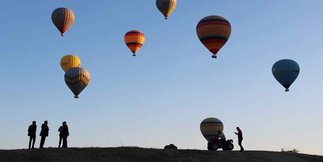 Kapadokya’yı 329 bin turist kuş bakışı izledi