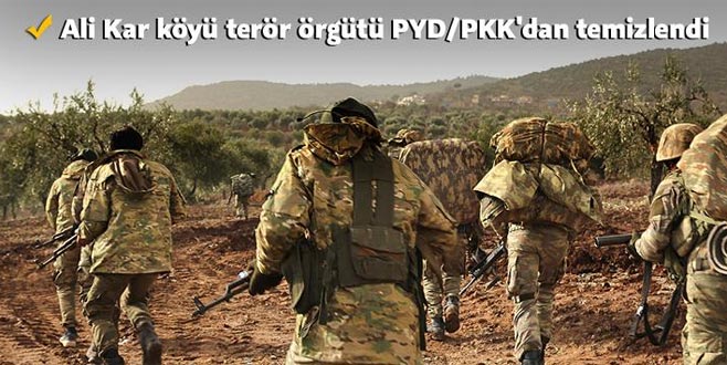 Ali Kar köyü PYD/PKK’dan temizlendi