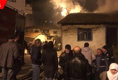 Korkutan yangın! Mahalleli büyük panik yaşadı