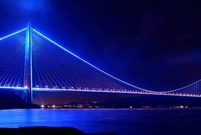 Yavuz Sultan Selim Köprüsü, 4 Şubat’ta mavi ve turuncu ışıklarla aydınlanacak