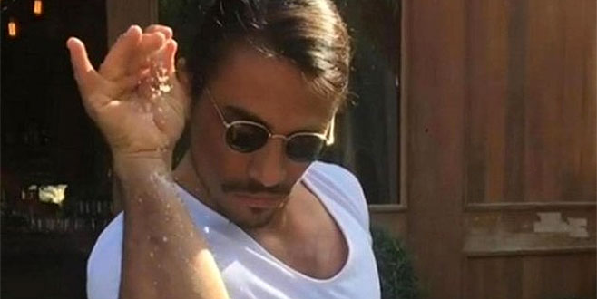 Nusret Gökçe’nin alametifarikası tuzluk oldu!