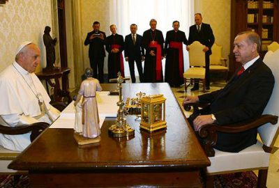 59 yıl sonra bir ilk! Cumhurbaşkanı Erdoğan Vatikan’da