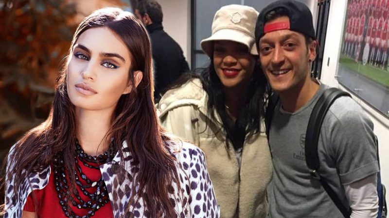Arsenal'in Türk asıllı Alman yıldızı Mesut Özil, Rihanna ile fotoğrafını