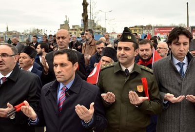 Gazilerden Mehmetçiğe destek yürüyüşü