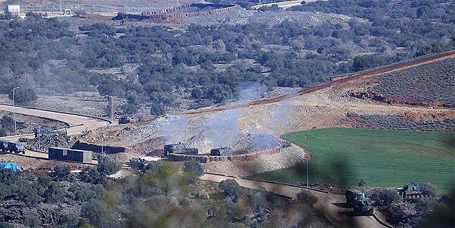 Teröristlere ait mevziler havan ve obüslerle vuruluyor