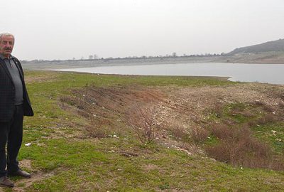 Mudanya göletlerinde su seviyesi düştü