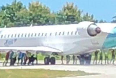 Uçak vurdurarak çalıştırılır mı?