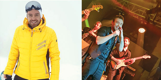 Önce kayak sonra konser