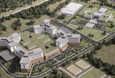 Şehir Hastanesi inşaatı büyük hızla ilerliyor! Vali Küçük açılış için tarih verdi…