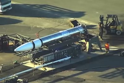 ABD’nin gizli roketi kameralara takıldı