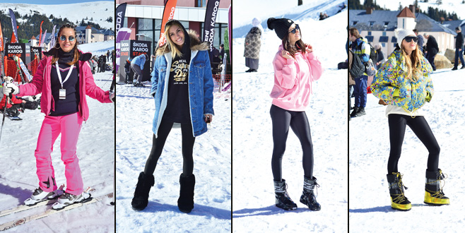 Uludağ’a ünlü yağdı