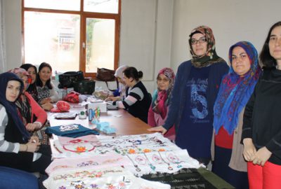 Orhaneli’nde el sanatları kursu