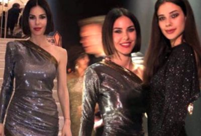 Anne ve kızının giydiği süper mini geceye damga vurdu