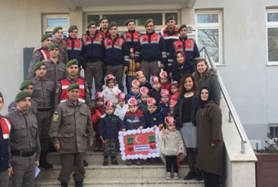  Afrin’deki Mehmetçiğe Bursa’dan moral kargosu 