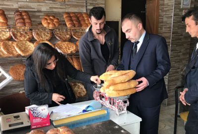 Büyükorhan’da ekmek fırınlarına denetleme