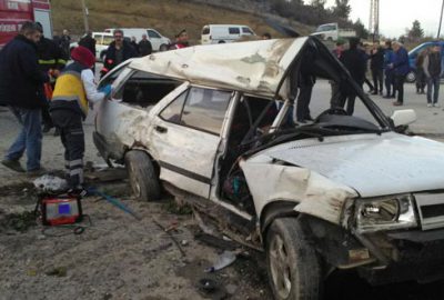 Bursa’da trafik kazası: 1 ölü, 1 yaralı