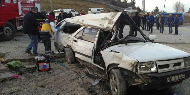 Bursa’da trafik kazası: 1 ölü, 1 yaralı