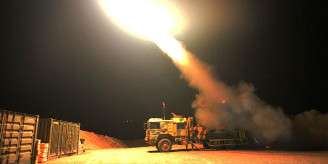 TSK, Afrin’e ilerleyen terör örgütü konvoyunu vurdu