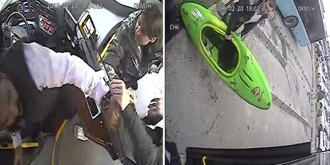 Sabiha Gökçen’de inanılmaz görüntüler! Kano kavgası…