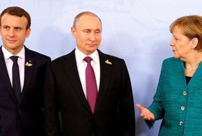 Putin, Merkel ve Macron görüştü