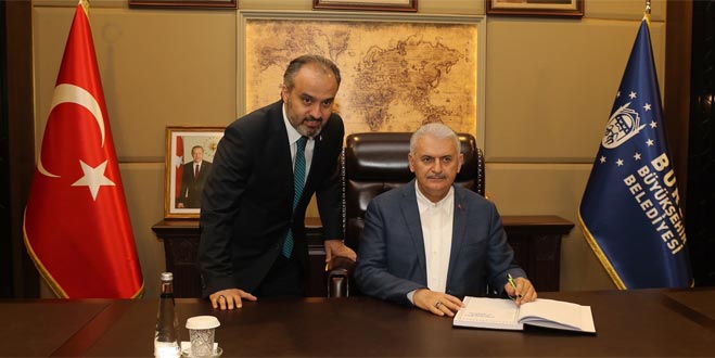 Başbakan Yıldırım’dan Başkan Aktaş’a ziyaret