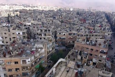 Doğu Guta havadan görüntülendi