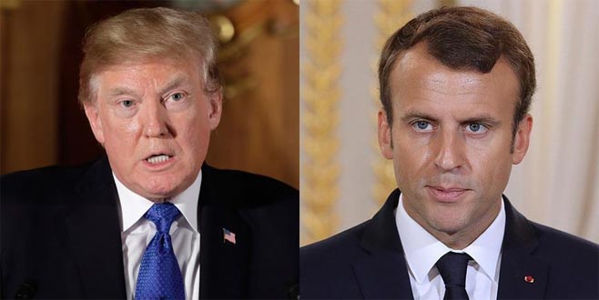Macron ve Trump telefonda Suriye’yi görüştü