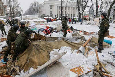 Saakaşvili taraftarı 101 kişi gözaltına alındı
