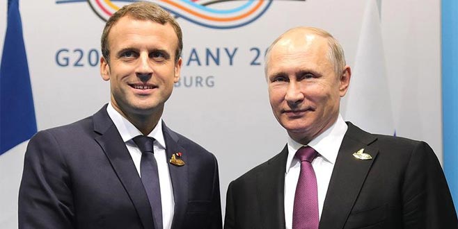 Macron ile Putin Doğu Guta’yı görüştü