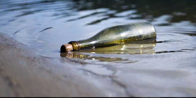 Dünyanın en eski şişe mesajı bulundu