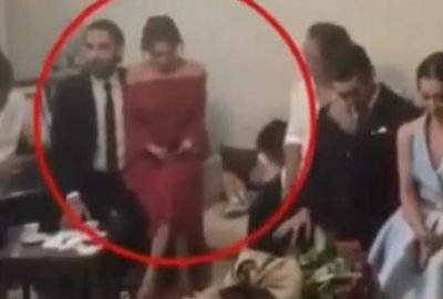 Ünlü oyuncunun kız isteme görüntüleri sosyal medyaya düştü