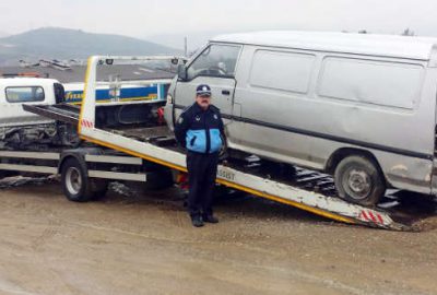 Zabıtadan hurda araç temizliği