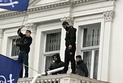 İran elçiliği binası basıldı