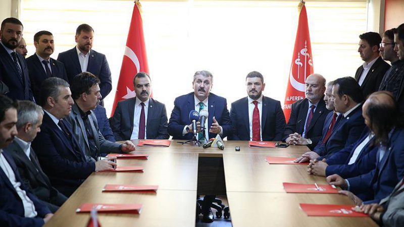 BBP Genel Başkanı Destici, "Parti olarak 16 Nisan referandumunda 'evet'