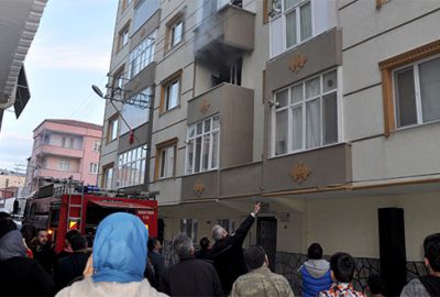 Ev sahibine kızan kiracı evi yaktı