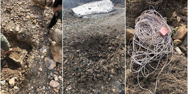 Hakkari’deki terör operasyonunda 550 kilogram patlayıcı imha edildi
