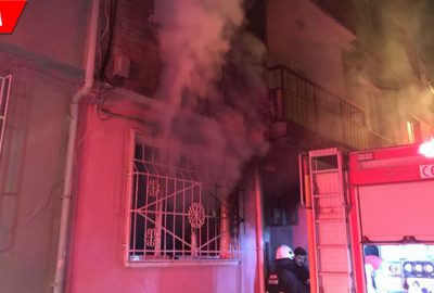 Elektrikli ısıtıcı yangına neden oldu! 4 kişi dumandan etkilendi