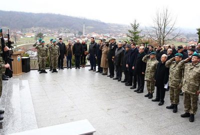 Bosna Hersek’teki Türk Şehitliğinde şehitler anıldı