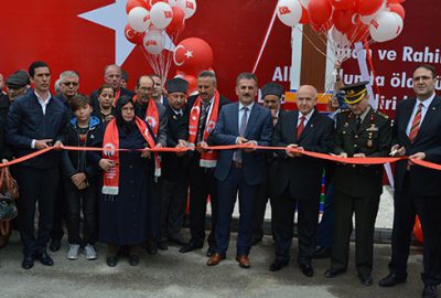 Şehit Özcan Yıldırım anıtı açıldı