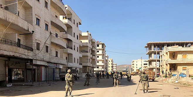 Afrin’de tuzaklanan patlayıcılar imha ediliyor