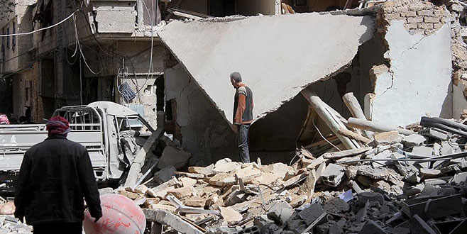 Esad rejimi Doğu Guta’yı bombalamaya devam ediyor