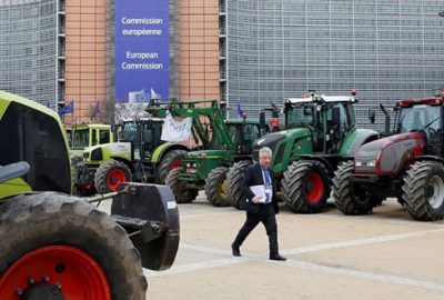 AB Meydanı’nda ‘et’ protestosu