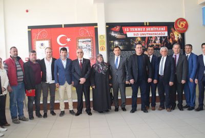 Şehit Hikmet Aktaş Ortaokulu’nda ‘şehitler köşesi’ açıldı