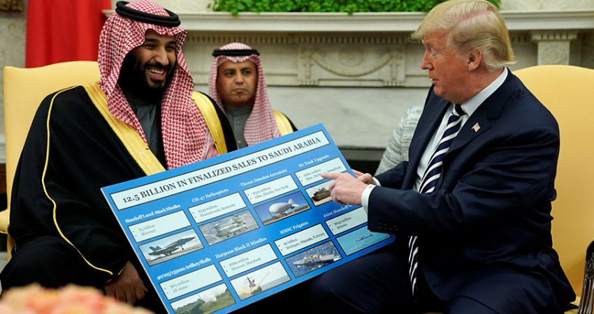 Suudi Arabistan Veliaht Prensi Muhammed bin Selman ile Beyaz Saray'da